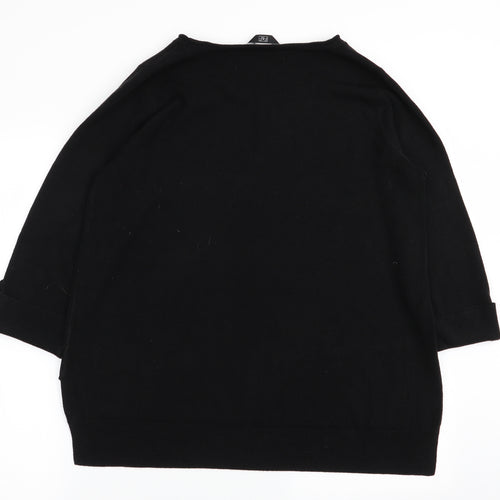 F&F Womens Black   Pullover Jumper Size 18
