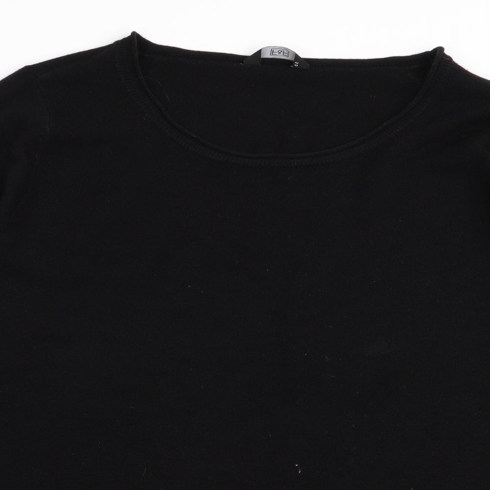 F&F Womens Black   Pullover Jumper Size 18