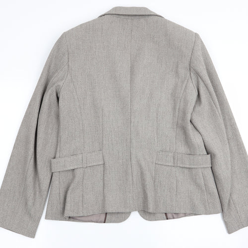 bonmarche Womens Grey   Jacket Blazer Size 14