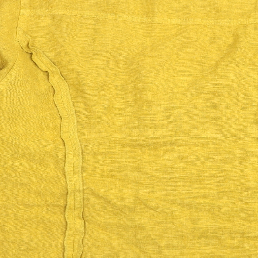 boheme Womens Yellow   Jacket Blazer Size M