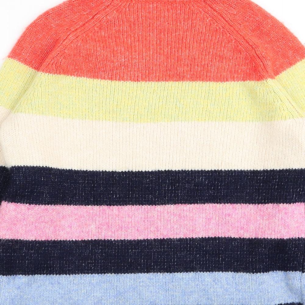 NEXT Womens Multicoloured Striped  Pullover Jumper Size XS
