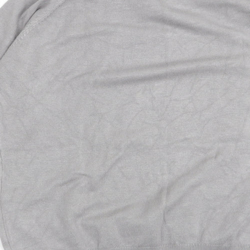 BASSINI Womens Grey   Basic T-Shirt Size M