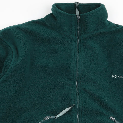exposure Mens Green   Full Zip Jumper Size S