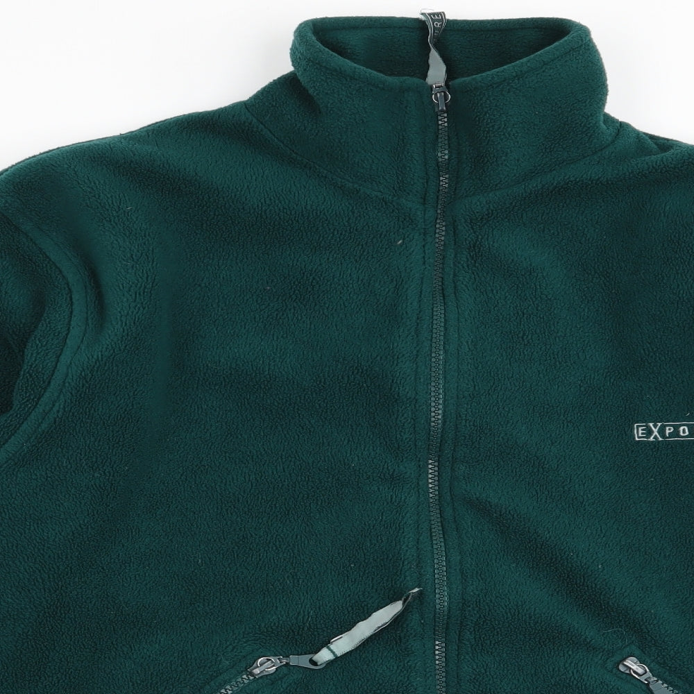 exposure Mens Green   Full Zip Jumper Size S