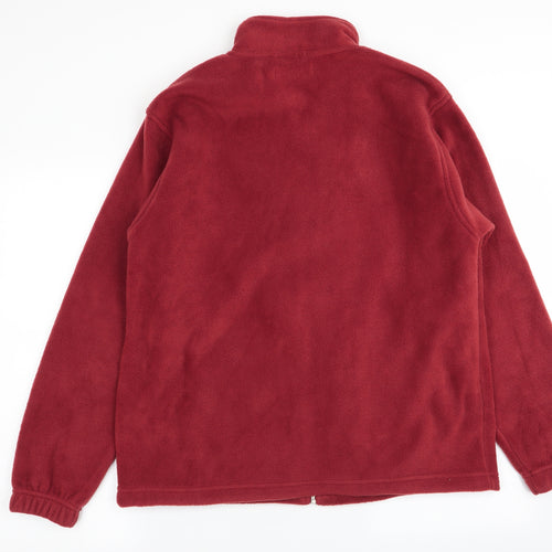 EWM Mens Red   Full Zip Jumper Size S