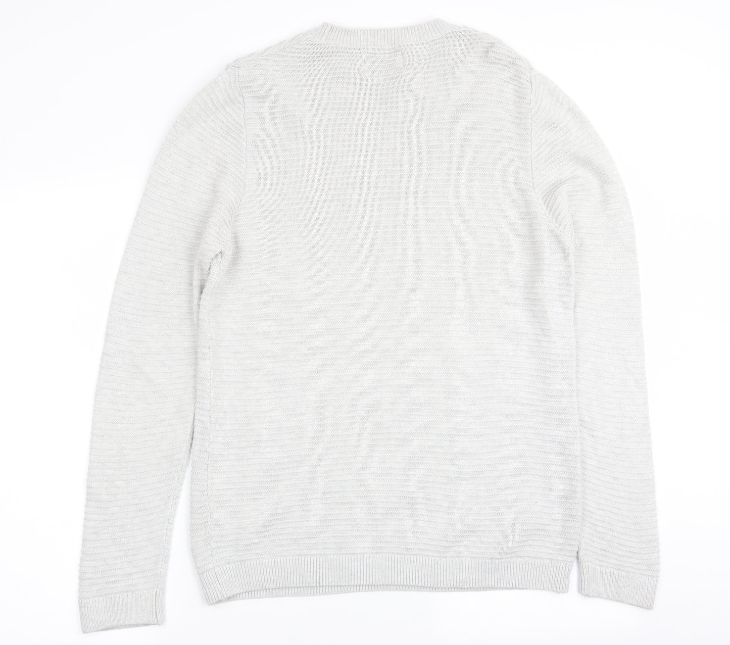 Topman Mens Grey   Pullover Jumper Size M