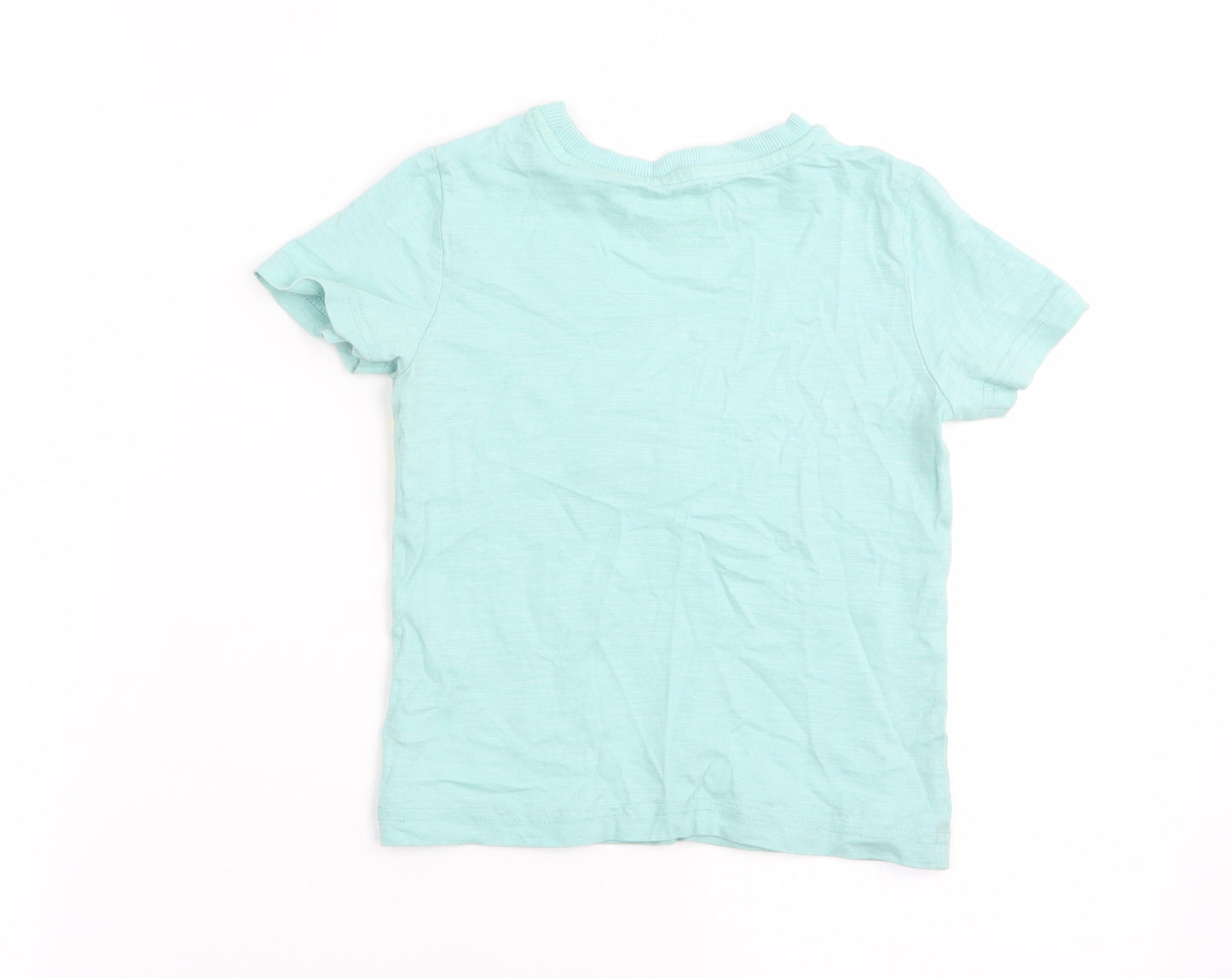 F&F Boys Green   Basic T-Shirt Size 2-3 Years