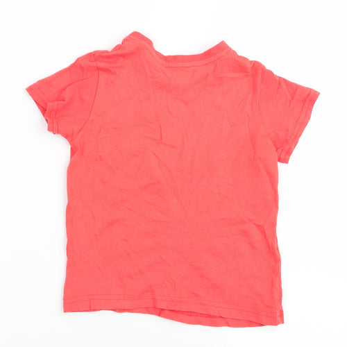 Primark Boys Orange   Basic T-Shirt Size 2-3 Years