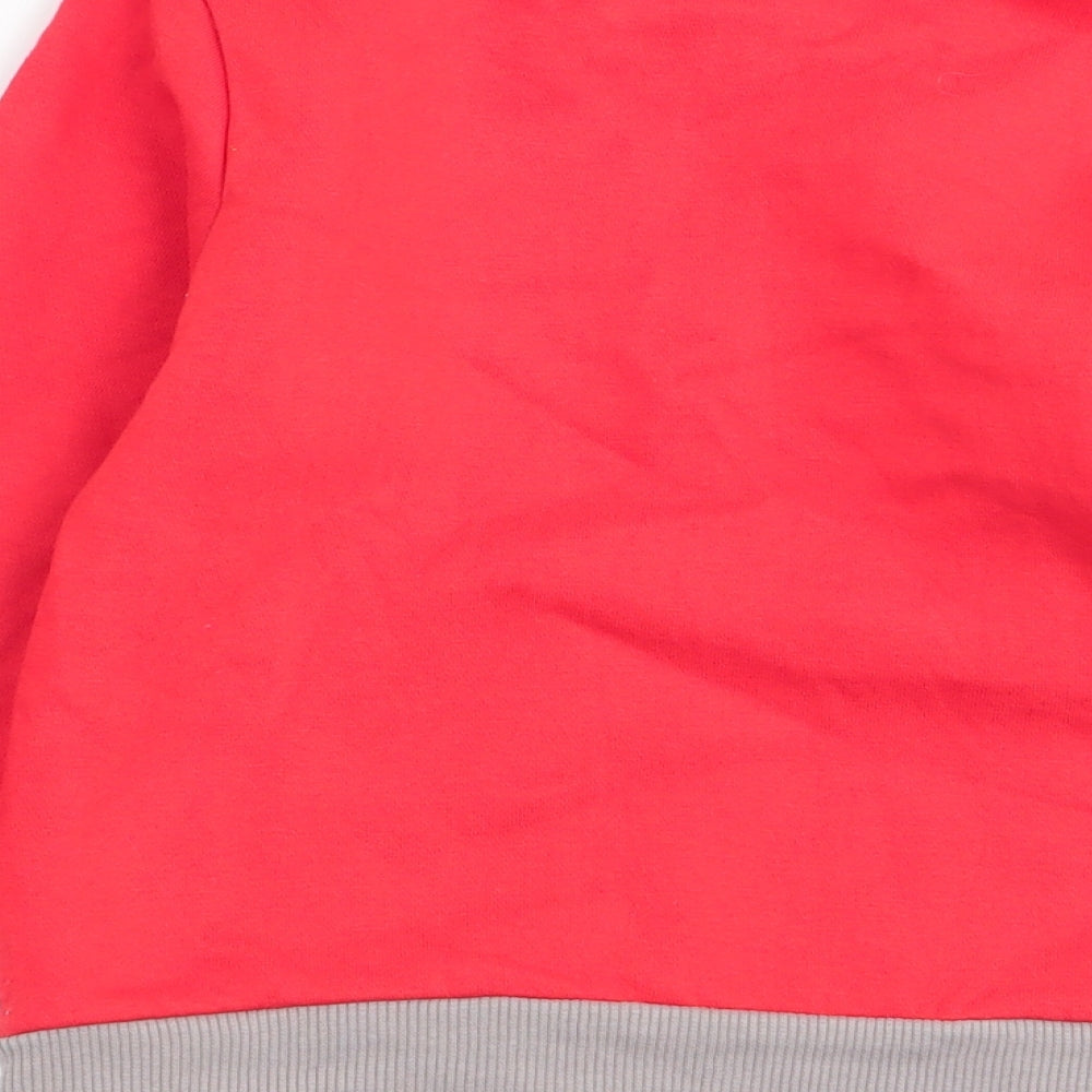 Asda George Girls Red   Pullover Jumper Size 2-3 Years  - christmas