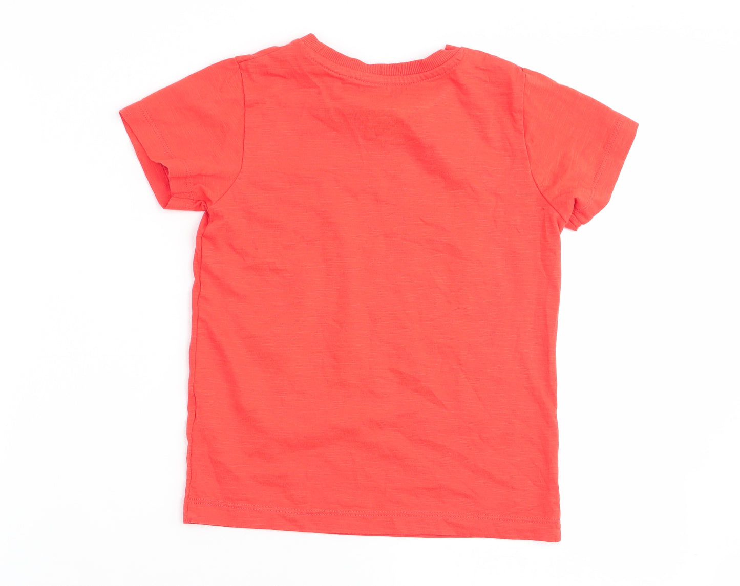 Matalan Boys Orange   Basic T-Shirt Size 4 Years