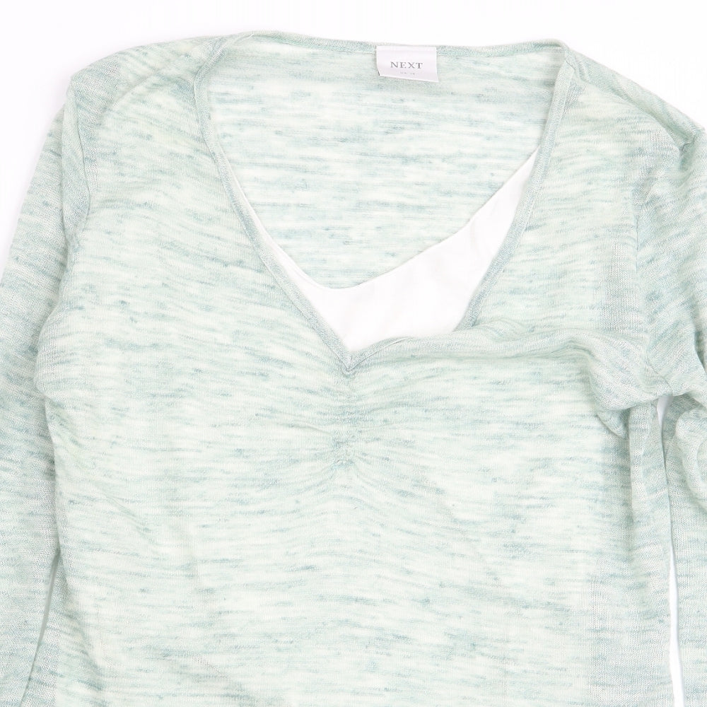 NEXT Womens Green   Basic T-Shirt Size 14