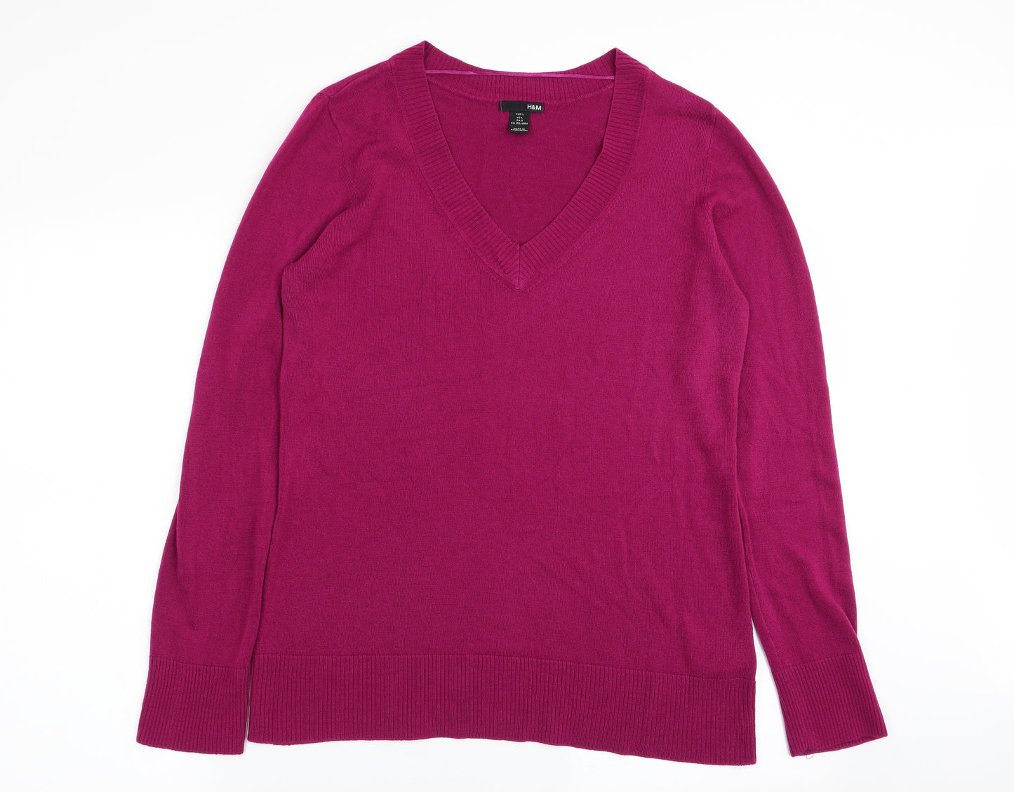 H&M Womens Purple   Pullover Jumper Size 16