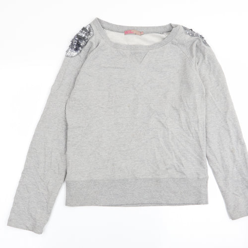 saint tropez Womens Grey   Pullover Jumper Size S