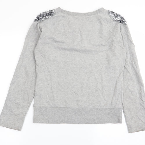 saint tropez Womens Grey   Pullover Jumper Size S