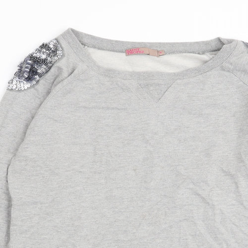 saint tropez Womens Grey   Pullover Jumper Size S