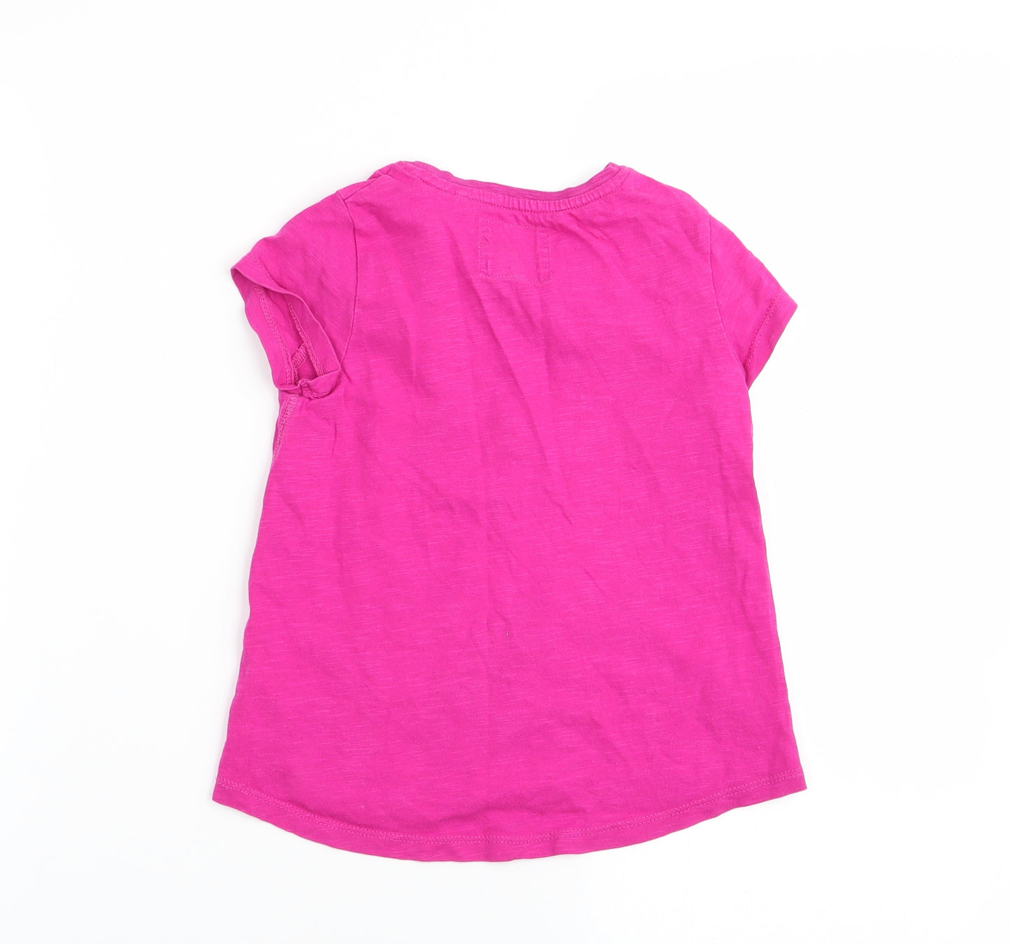 NEXT Girls Pink   Basic T-Shirt Size 2-3 Years