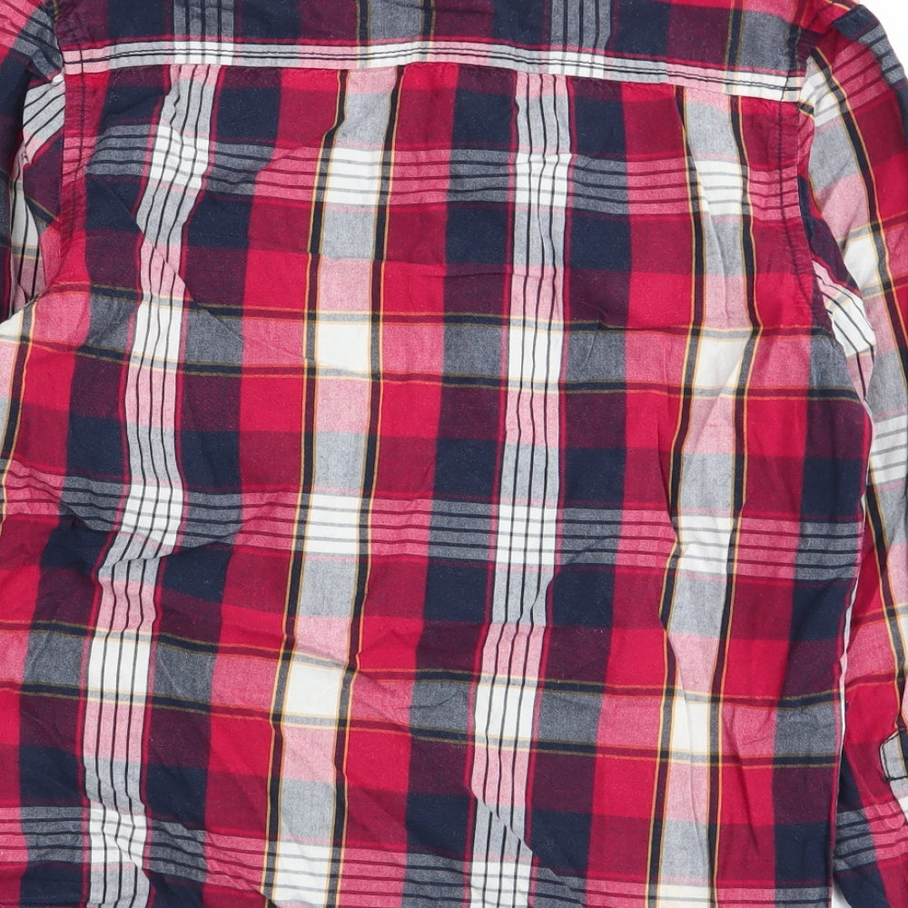 F&F Boys Multicoloured Check  Basic Button-Up Size 9-10 Years