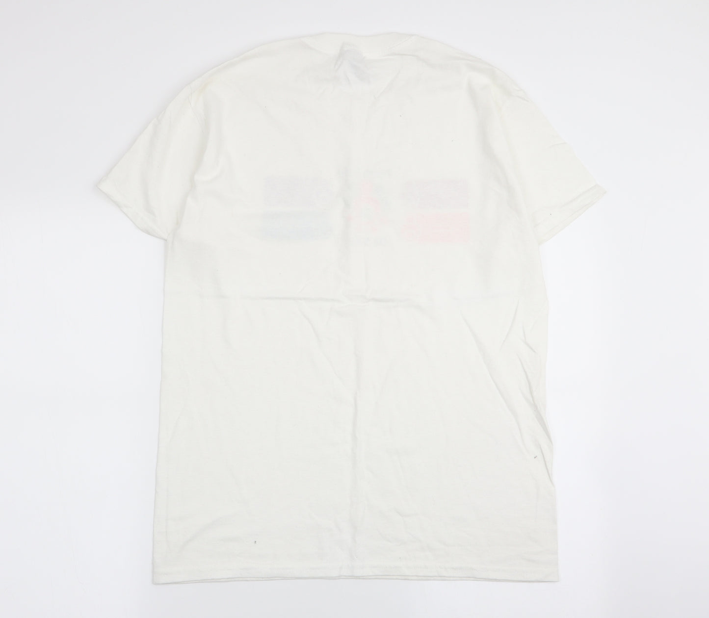 Gildan Mens White    T-Shirt Size M