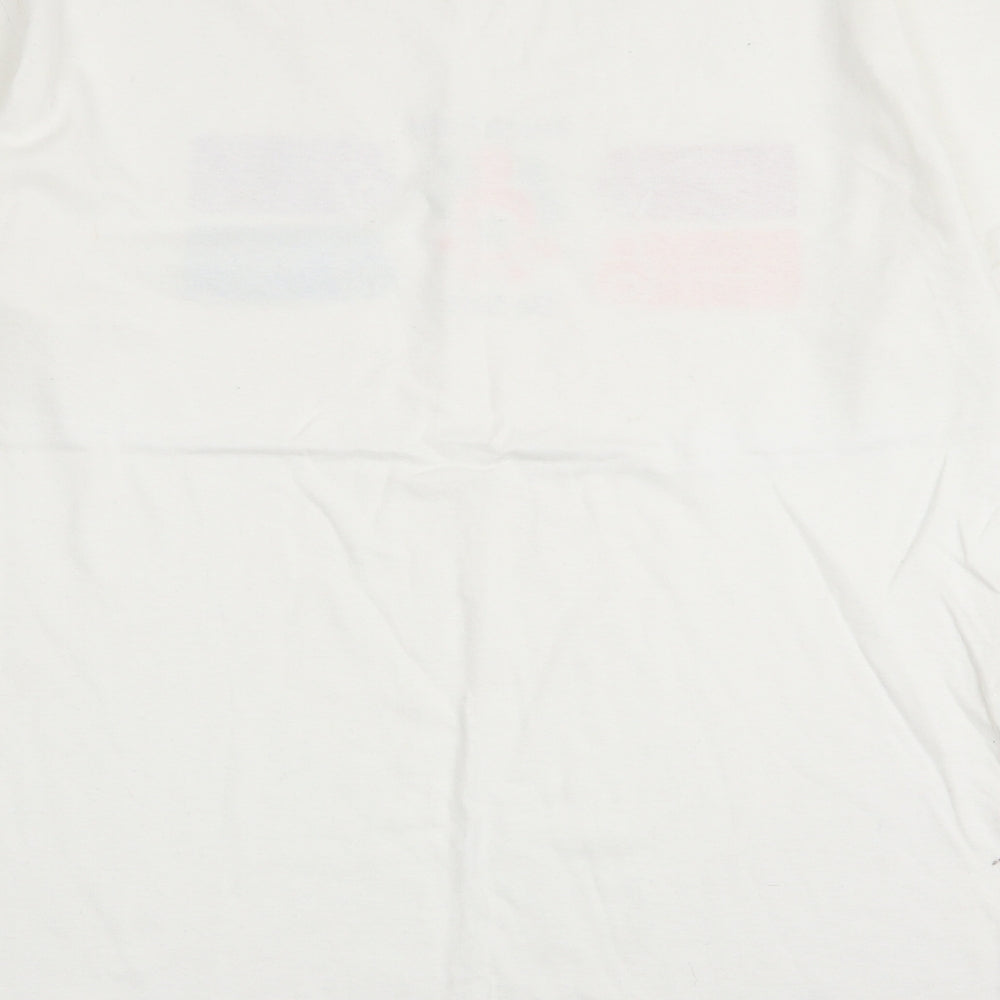 Gildan Mens White    T-Shirt Size M