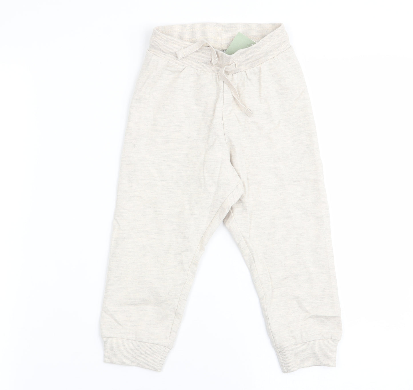 H&M Girls Beige   Jogger Trousers Size 2 Years