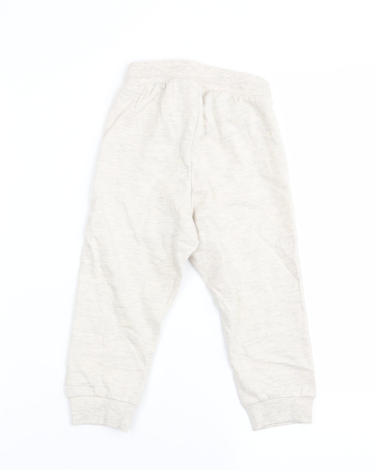 H&M Girls Beige   Jogger Trousers Size 2 Years