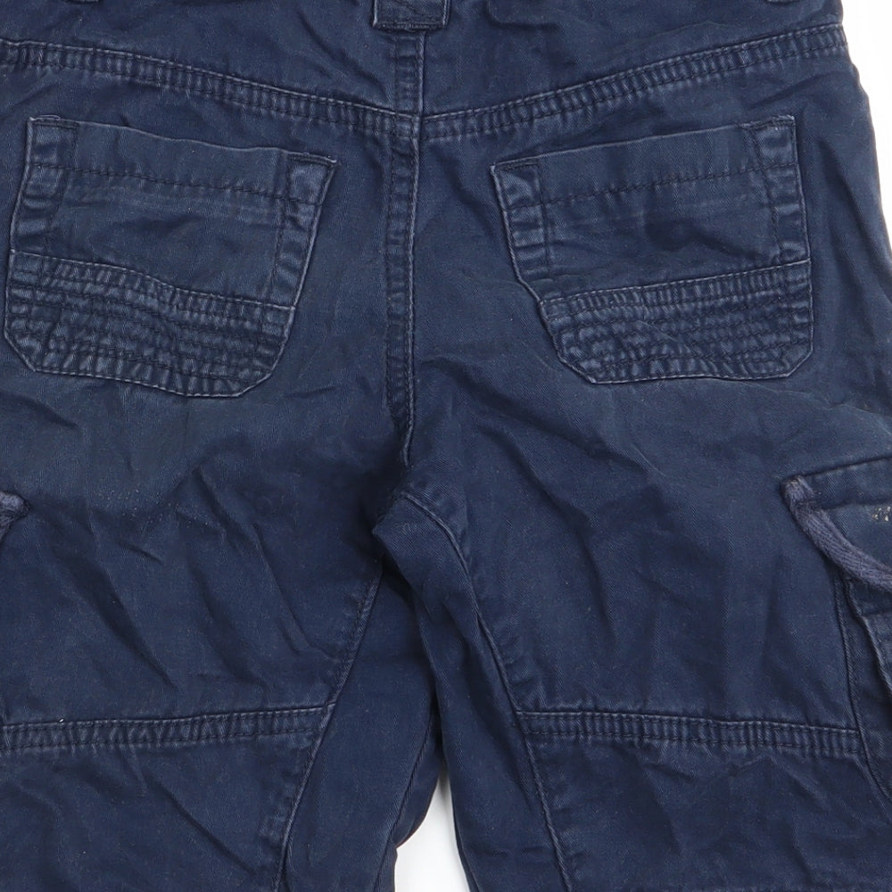 John Lewis Boys Blue   Cargo Shorts Size 9 Years