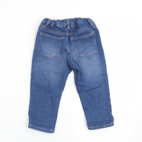 H&M Boys Blue   Cargo Jeans Size 12-18 Months