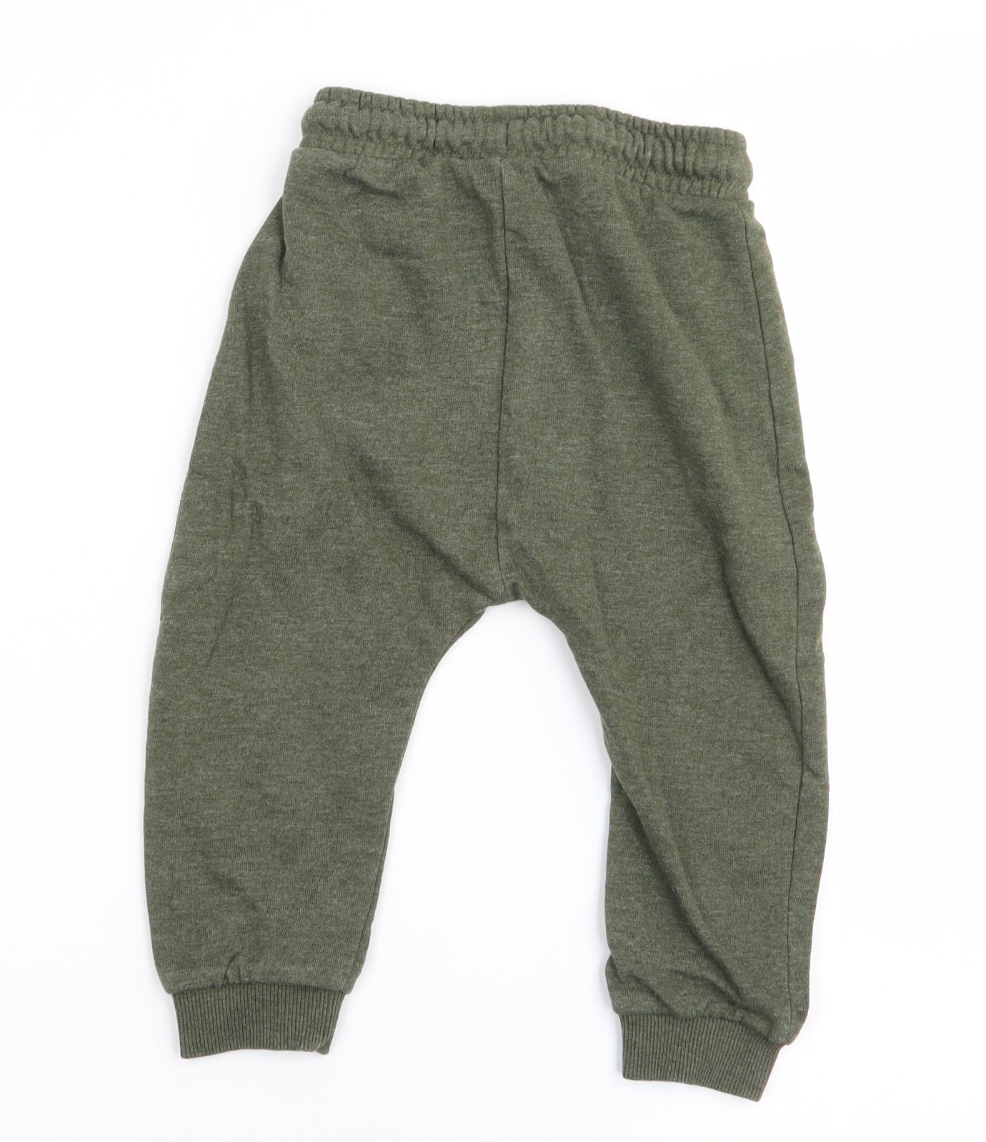 Asda George Boys Green   Jogger Trousers Size 18-24 Months