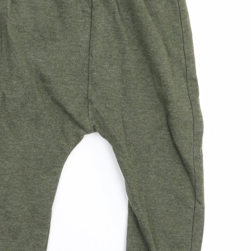 Asda George Boys Green   Jogger Trousers Size 18-24 Months