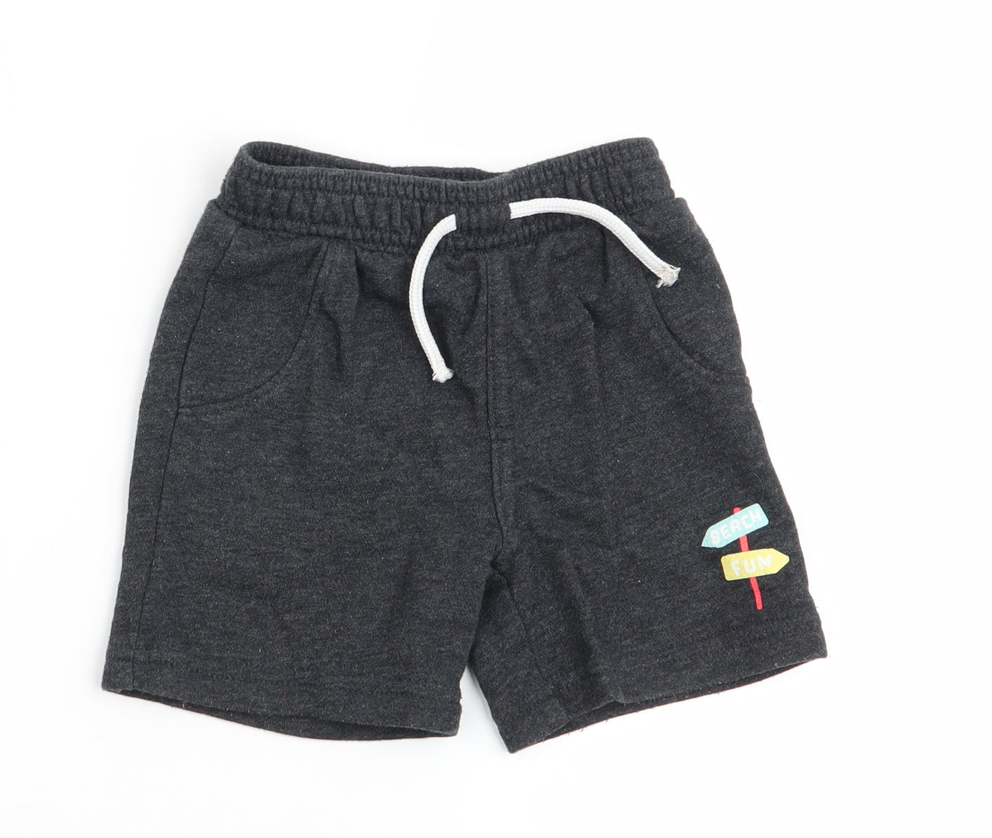 Primark Boys Grey   Capri Trousers Size 12-18 Months