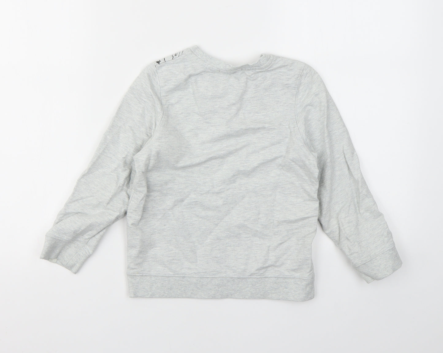 Billybandit Boys Grey Geometric  Pullover Jumper Size 6 Years