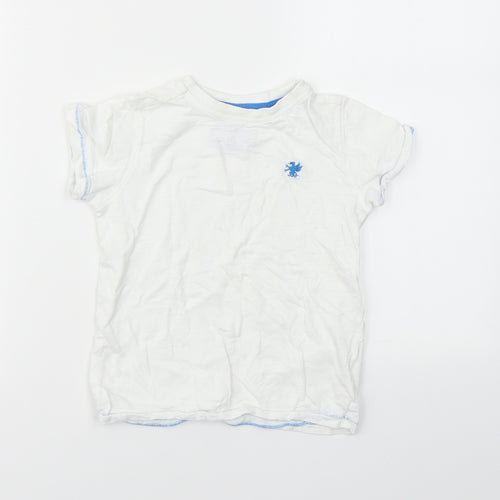 NEXT Boys White   Basic T-Shirt Size 6 Years