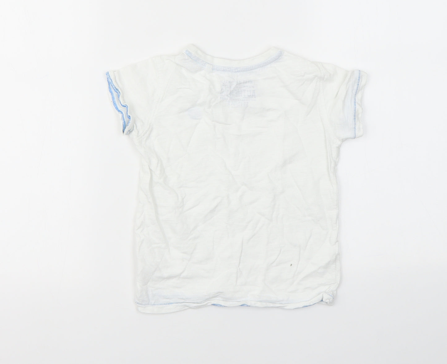 NEXT Boys White   Basic T-Shirt Size 6 Years