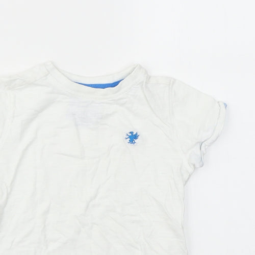 NEXT Boys White   Basic T-Shirt Size 6 Years
