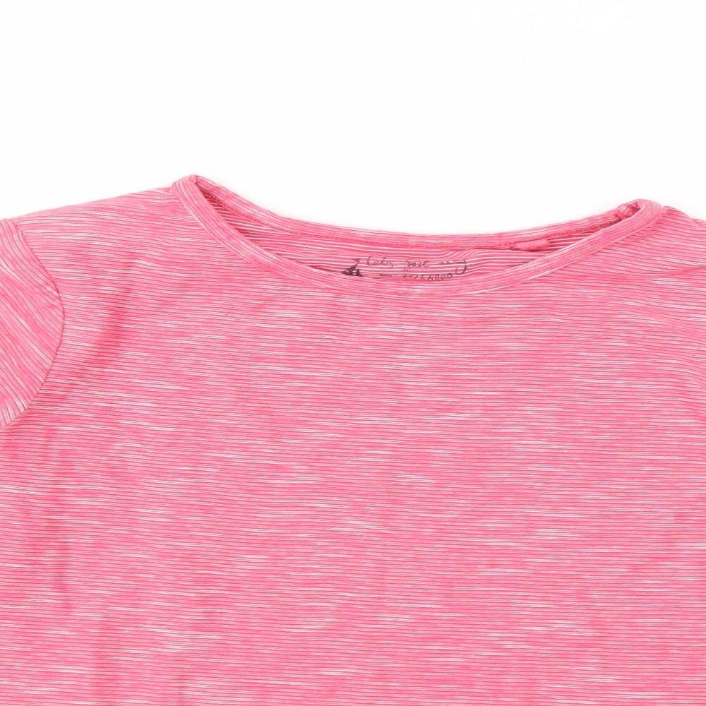 NEXT Girls Orange   Basic T-Shirt Size 7 Years