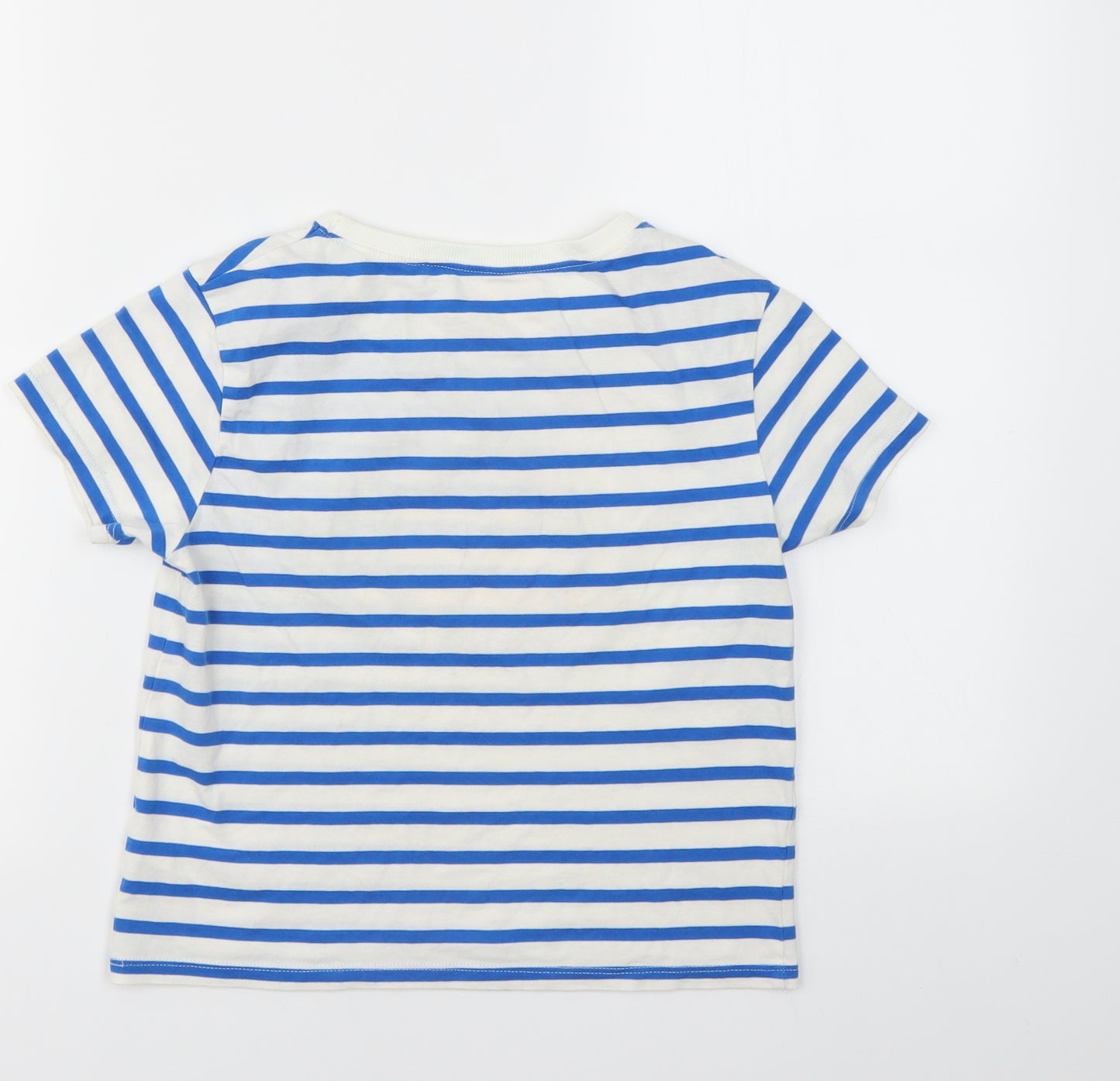NEXT Boys Multicoloured Striped  Basic T-Shirt Size 8 Years