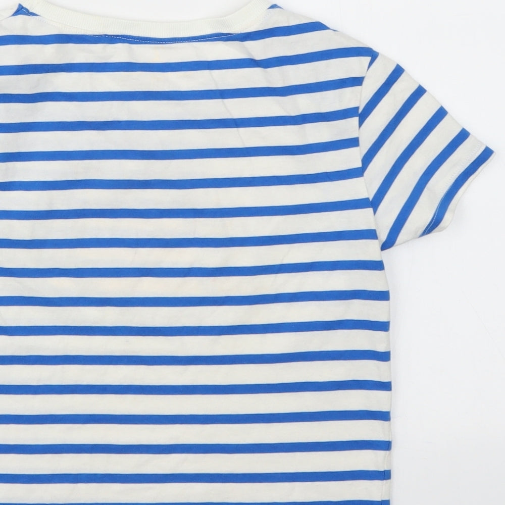 NEXT Boys Multicoloured Striped  Basic T-Shirt Size 8 Years