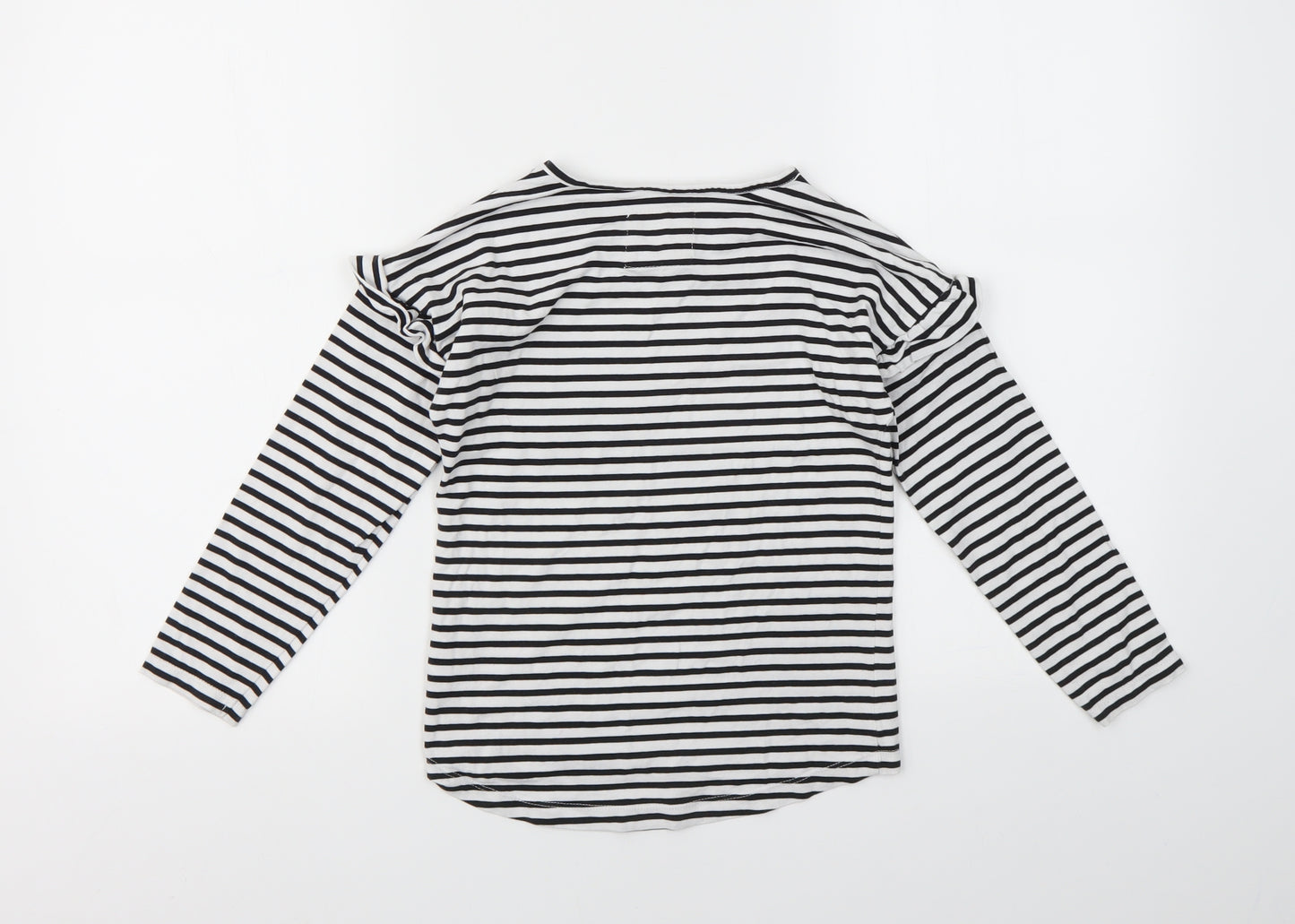 TU Girls Multicoloured Striped  Basic T-Shirt Size 7 Years