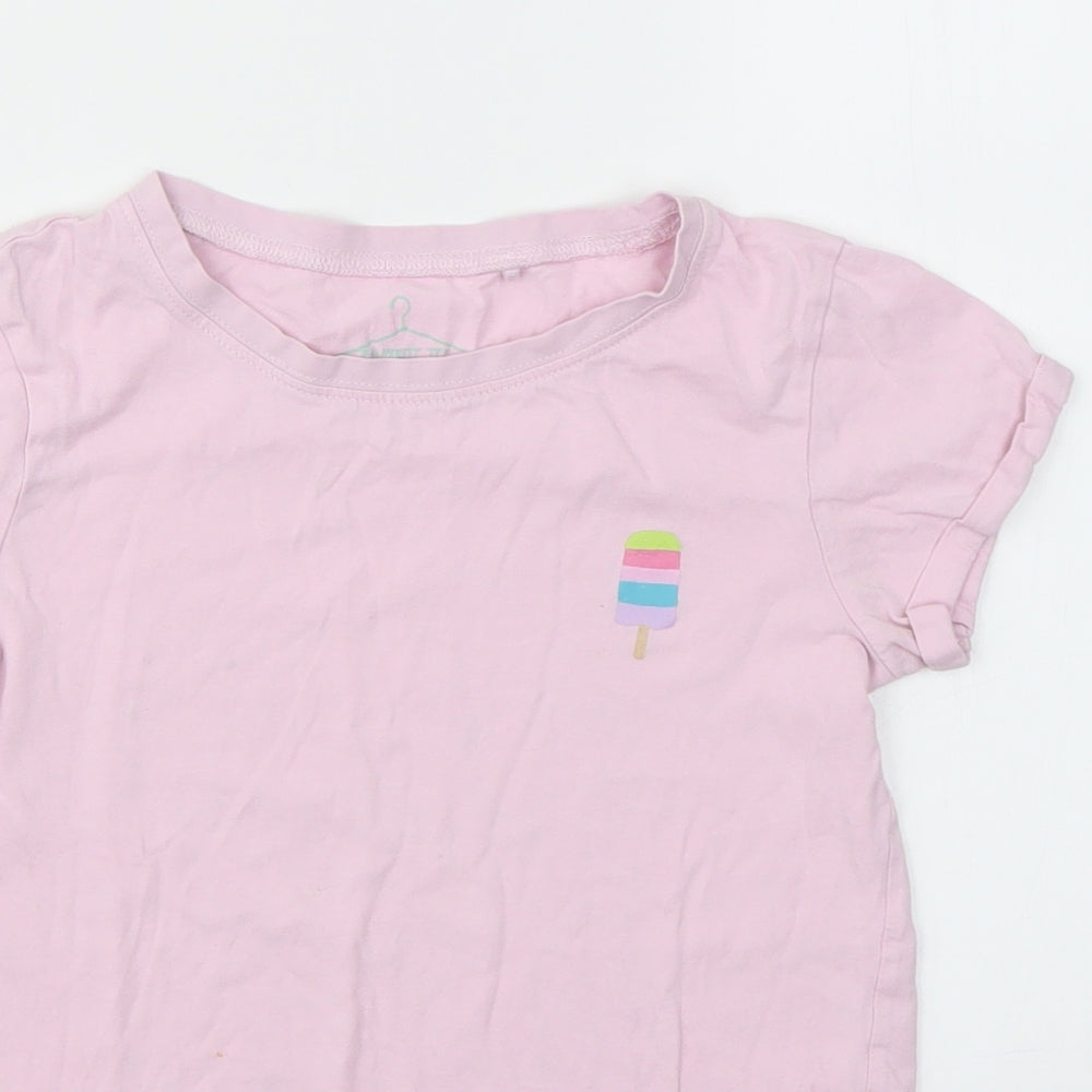 NEXT Girls Pink   Basic T-Shirt Size 10 Years