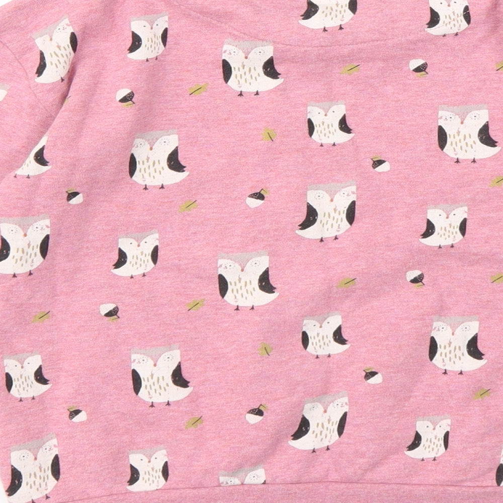 JHON LEWIS Girls Pink Geometric  Pullover Sweatshirt Size 10 Years