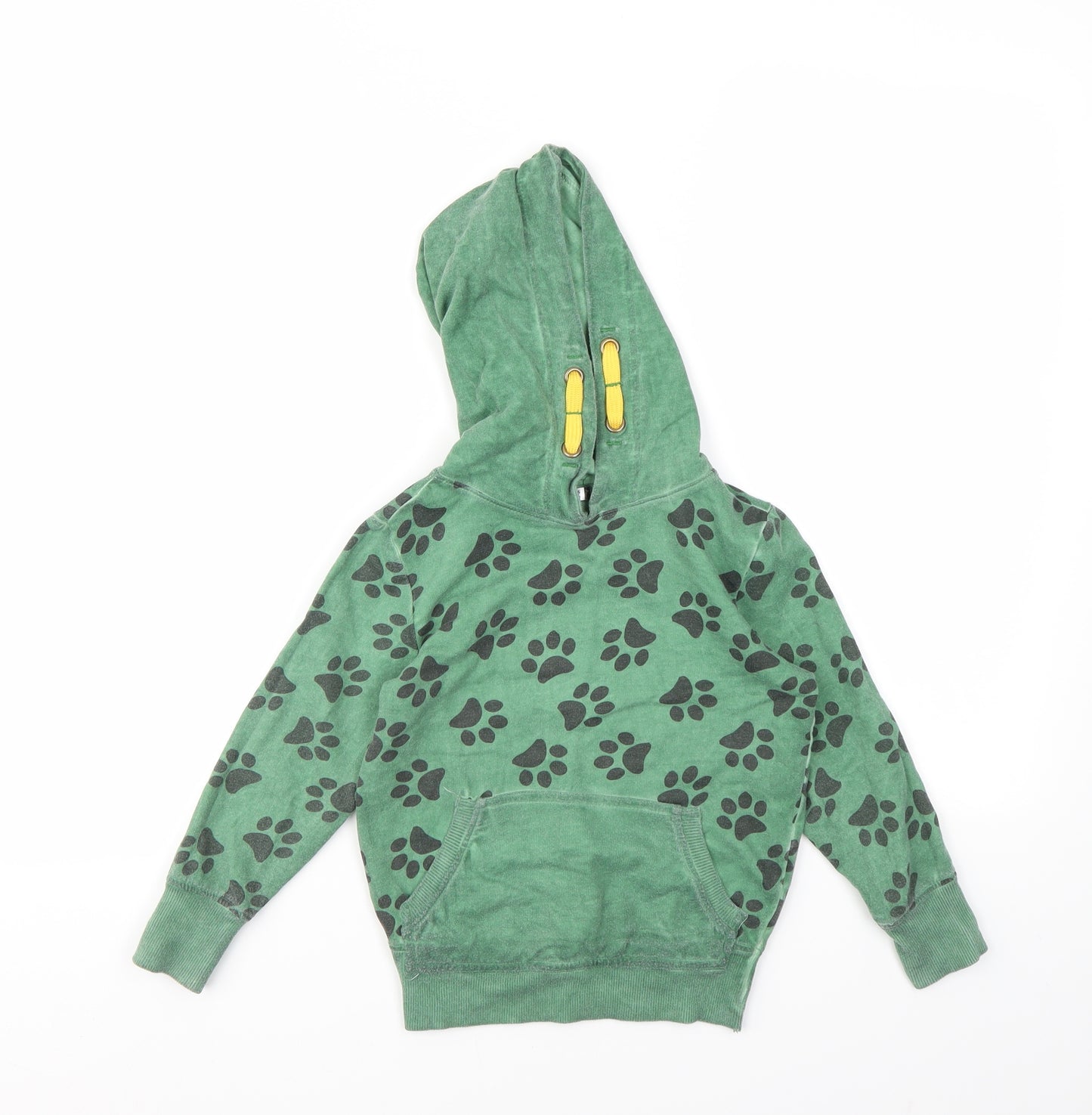 PEP&CO Boys Green Animal Print  Pullover Jumper Size 4-5 Years