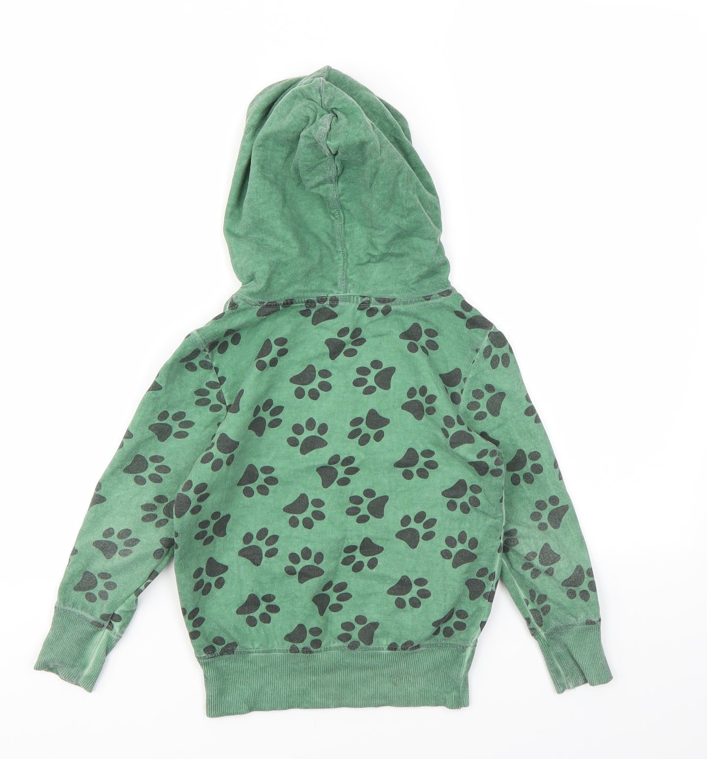 PEP&CO Boys Green Animal Print  Pullover Jumper Size 4-5 Years