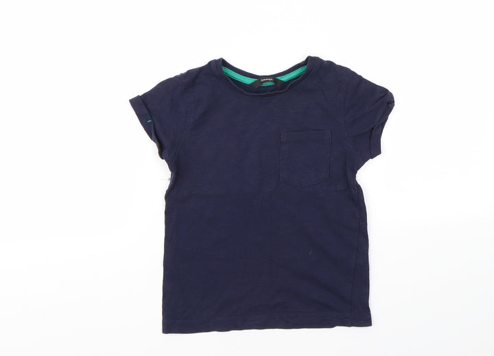 George Boys Blue   Basic T-Shirt Size 5-6 Years