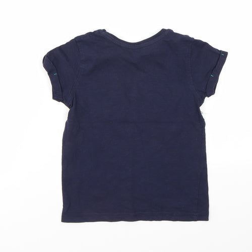 George Boys Blue   Basic T-Shirt Size 5-6 Years