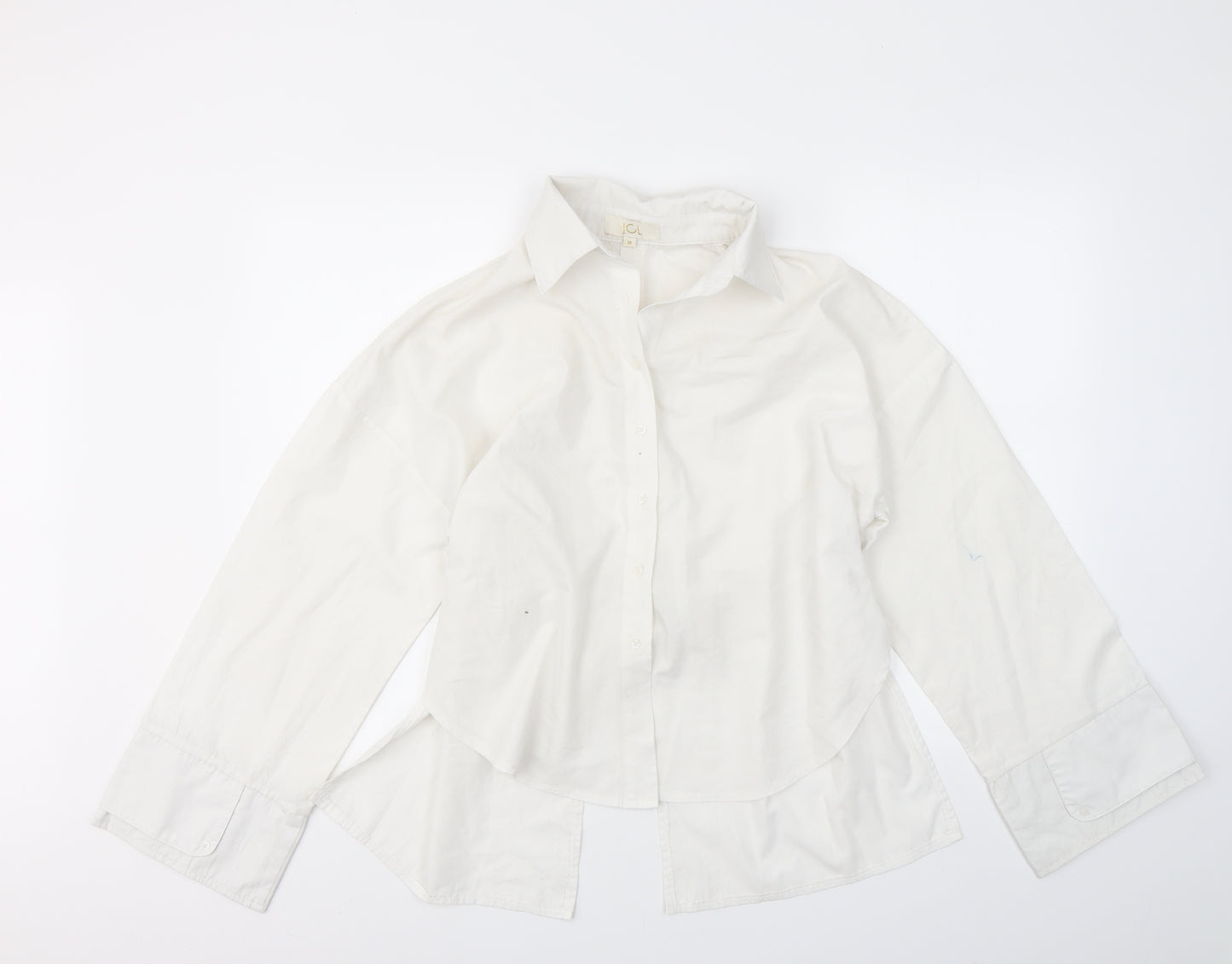 JCL  Womens White   Basic Blouse Size M