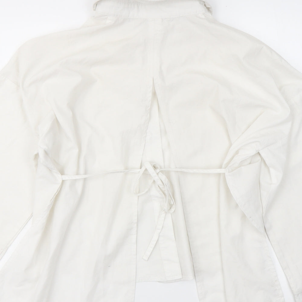 JCL  Womens White   Basic Blouse Size M