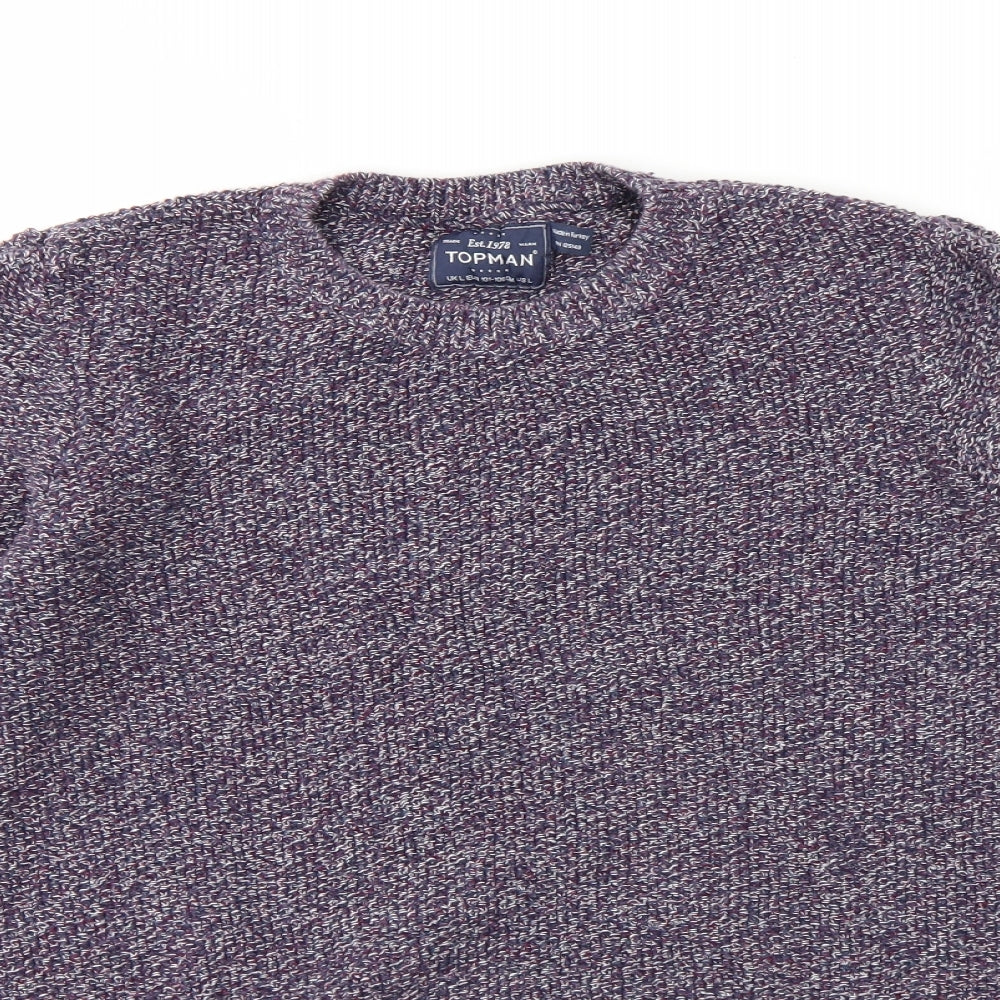 Topman Mens Blue   Pullover Sweatshirt Size L