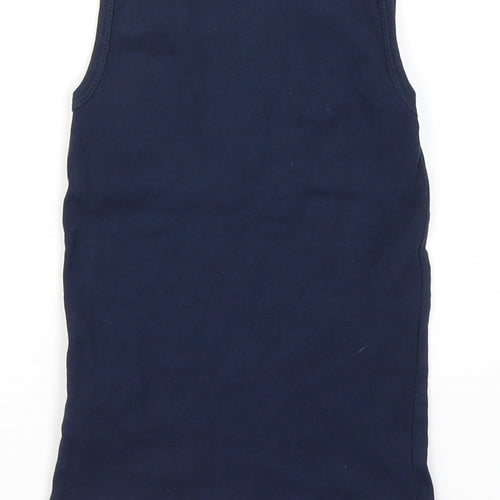 H&M Girls Blue   Basic T-Shirt Size 5-6 Years