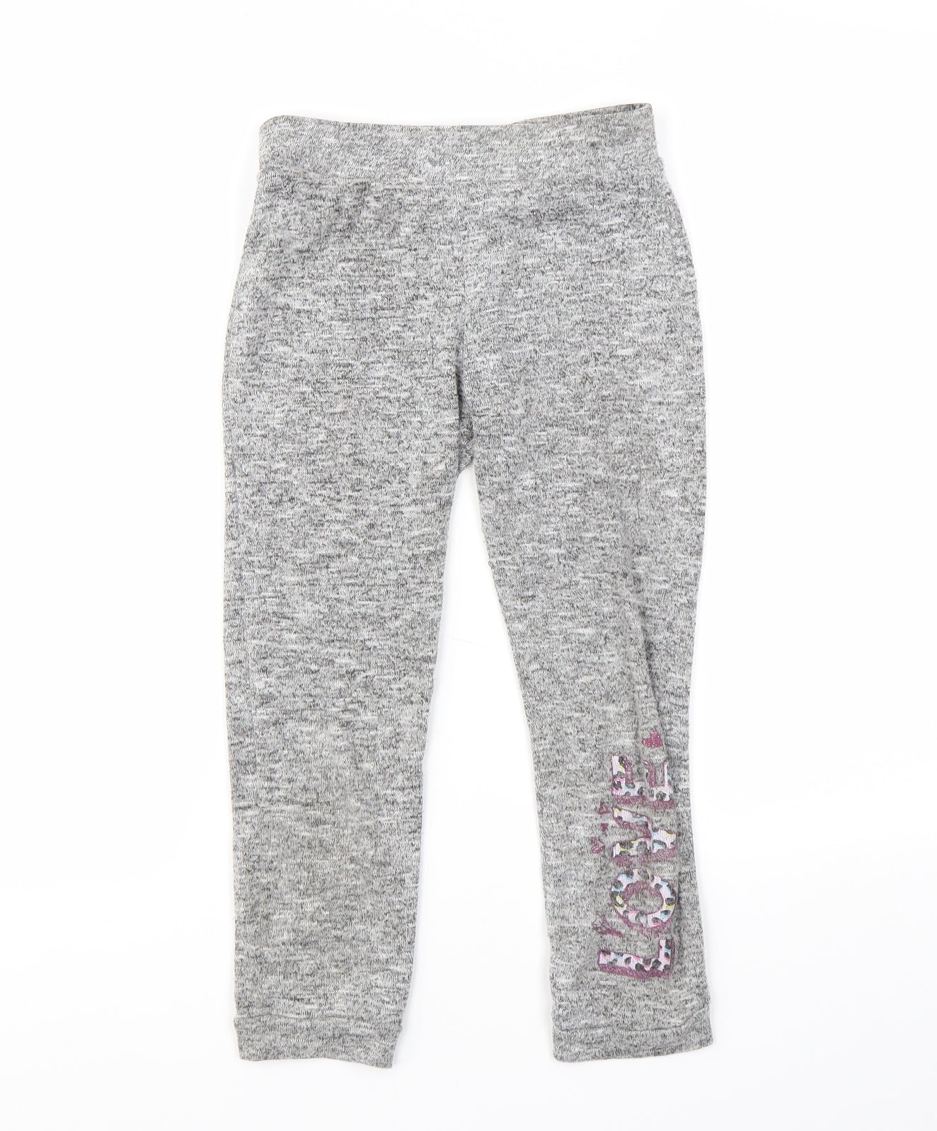 Matalan Girls Grey   Capri Trousers Size 8 Years