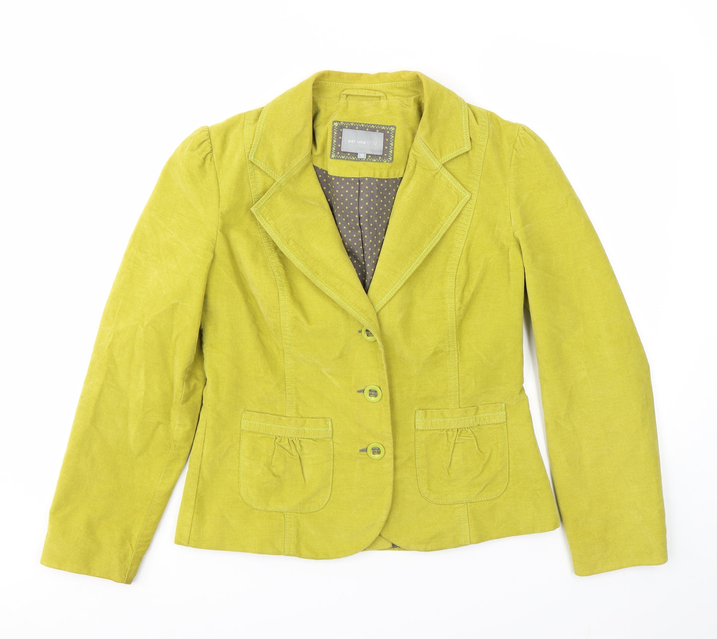 Per Una Womens Green   Jacket Blazer Size 12